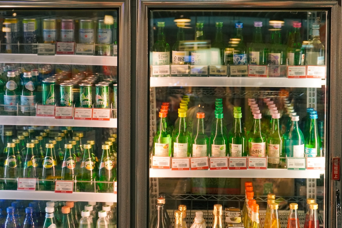 Exemple de armoire réfrigérée professionnelle en commerce
